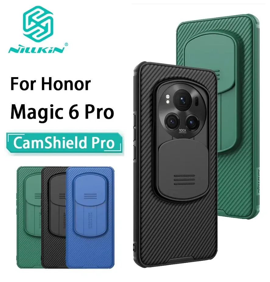 Für Honor Magic 6 Pro Handyhülle Nillkin CamShield Pro Hart PC + TPU Schale stoßfest Rückseite