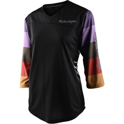 Troy Lee Designs Mischief Rugby Damen Fahrrad Jersey, schwarz-mehrfarbig, Größe L