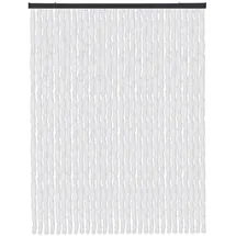 arsvita Flauschvorhang, Weiß, Kunststoff, 120x2x220 cm, Wohntextilien, Gardinen & Vorhänge, Fertiggardinen, Fadenvorhänge