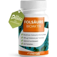 ProFuel Folsäure Bioaktiv (Vitamin B9), 365 Tabletten