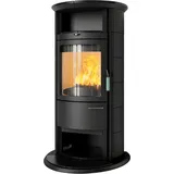 Kaminofen Hark 17 NH GT ECOplus 5 kW - Ofenkacheln: opak-schwarz - Korpus: graphit
