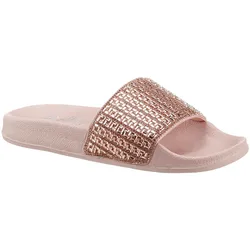 Pantolette »POP UPS NEW SPARK«, Sommerschuh, Schlappen mit funkelnder Bandage, Gr. 36, roségoldfarben, , 83942367-36