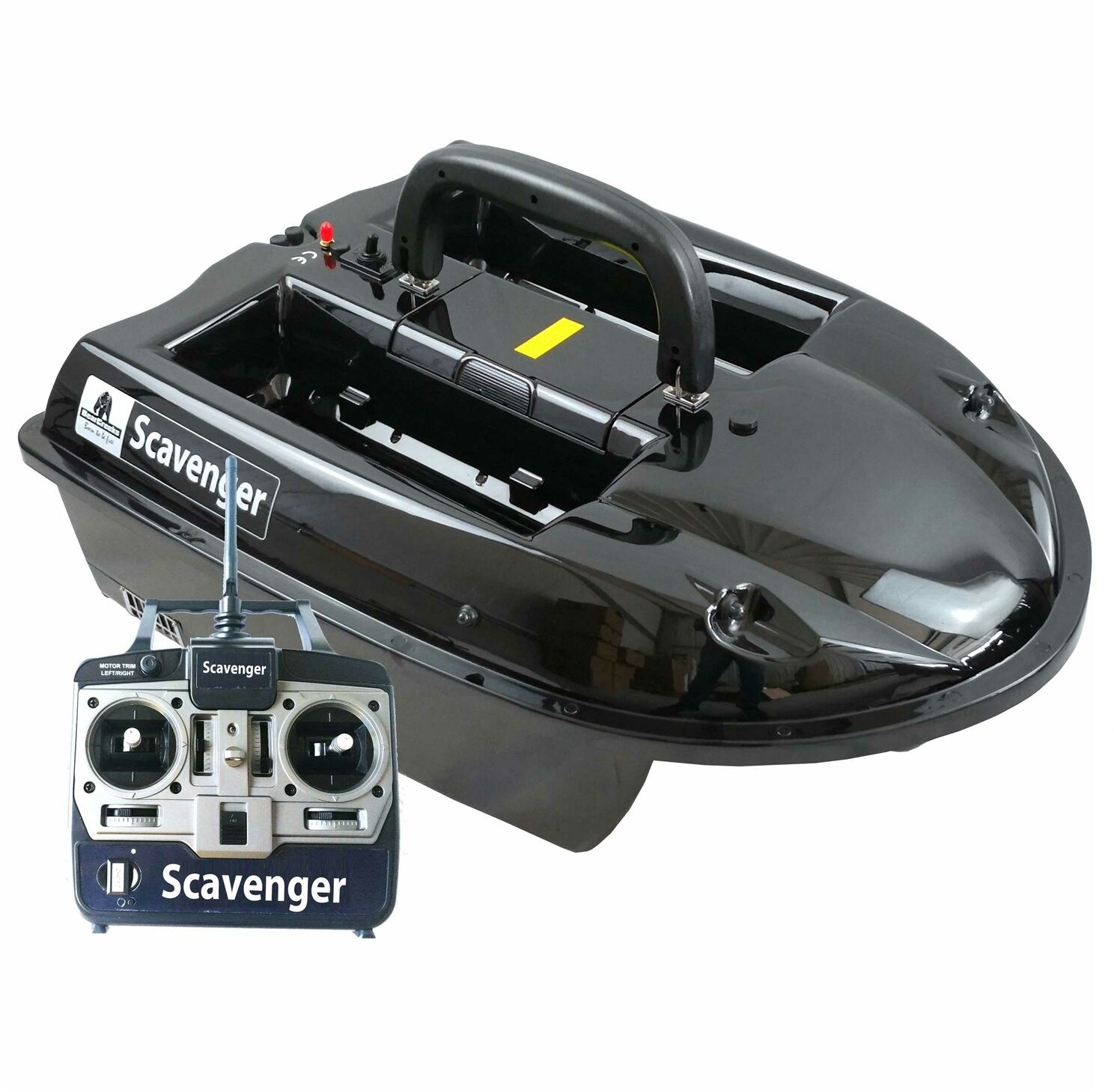 Scavenger Futterboot mit Bleibatterieversion | 2.4GHz Funksystem | Optionale Fischfinder - Kein Fischfinder
