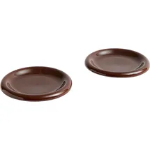 HAY Barro Teller Ø 18 cm burgundy 2er Set