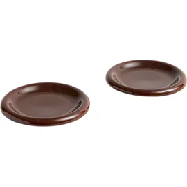 HAY Barro Teller Ø 18 cm burgundy 2er Set