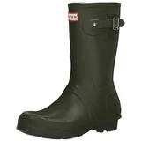 Hunter Damen Original Kurzer Gummistiefel Iris W23758, Grün/Hunter/Grün, 39 EU - 39 EU