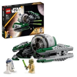 LEGO Star Wars 75360 Yoda's Jedi Starfighter Bauspielzeug mit Yoda und R2D2-Figur