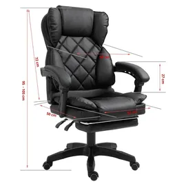 Trisens Chefsessel schwarz