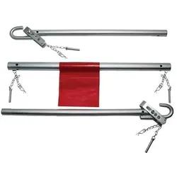 Hp AutozubehÖr Abschleppstange STA/Metall L1830xB65xH53mm 4,04kg silber