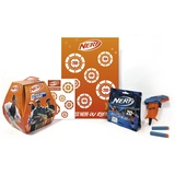 Hasbro Überraschungsbox Nerf mit einem Blaster, Darts, Stickern und Poster, ab 8 Jahren