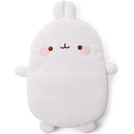 NICI Molang 47753 Wärmflasche mit 350 ml Fassungsvermögen, Weiß