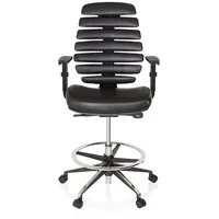 HJH Office Ergo Line II Work Leder schwarz