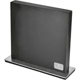 78145 Magnet Messerblock, Doppelseitig, Extra Starker Magnet, Massives Schwarz L