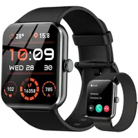 Blackview Smartwatch für Herren Damen mit Bluetooth Anrufe Fitnessuhr Pulsuhr