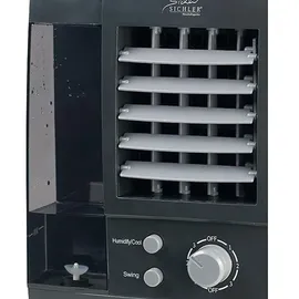 Sichler Haushaltsgeräte Sichler Tisch Klimaanlage: Kompakter 3in1-Tisch-Luftkühler, -Luftbefeuchter & -Luftfilter, 60 W