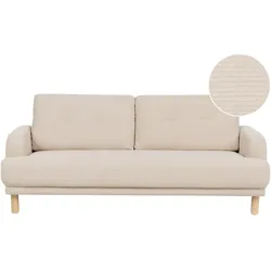 3-Sitzer Sofa Cord beige TUVE