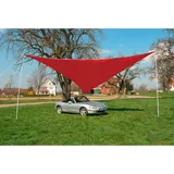 DEMA Sonnensegel dreieckig 5x5x5 m rot