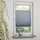 LIEDECO Klemmfix Plissee verspannt 100 x 130 cm grau/ranke