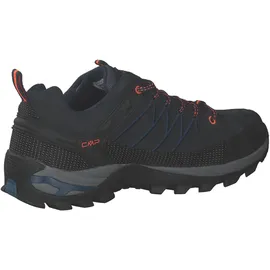 CMP Rigel Low WP Herren b.blue/flash orange 39