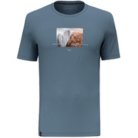 Salewa Pure Design Dry T-Shirt Men, Java Blue, S