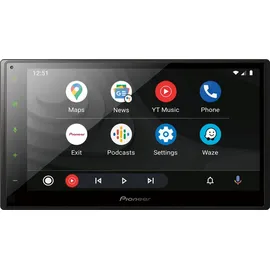 EHO Pioneer SPH-DA160DAB 2-DIN Autoradio Apple CarPlay Android Auto Bluetooth DAB USB passend für Ford Transit 2006-2013 anthrazit