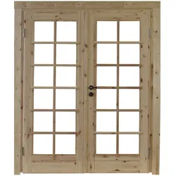 Doppeltür »Lars 58 Iso«, Kiefernholz, Natur - beige