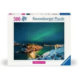 RAVENSBURGER 12000845 Puzzle 500 Teile Nordlichter in Tromsø, Norwegen