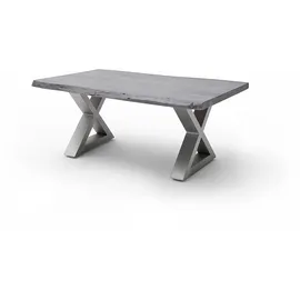 MCA Furniture Couchtisch Cartagena grau - X-Gestell - 110x70 cm