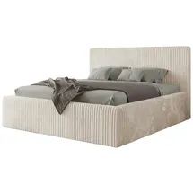 MKS Meble Polsterbett mit Bettkasten TILIANO CLASSIC - beige ¦ Maße (cm): B: 156 H: 108