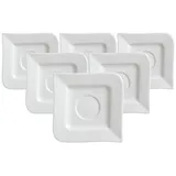 Ritzenhoff & Breker 6er Set Kaffeeuntertassen ø 14 cm in weiß | Gr.: onesize