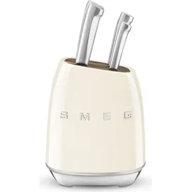 Smeg KBSF02CR Messerblock 6-tlg. Beige