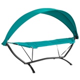 SoBuy Hängematte OGS51, Hängemattenständer Hängemattenhalter Outdoor Belastbarkeit 150kg blau