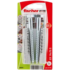 fischerwerke Universaldübel UX 14 x 75 mm 2 Stück