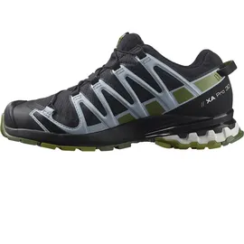 Salomon Xa Pro 3d V8 Goretex Trailrunning-schuhe - Black / Green Moss / Zen Blue - EU 36 2/3