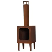 GARDENER 200-3 Gartenkamin Kamin Terrassenofen rostoptik 35x35 cm ***NEU***