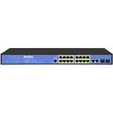 Ernitec Managed Layer 2+ Switch, 16 ports, 2 x Gigabit RJ45 ports (ELECTRA-M16-1GB-285W)