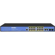 Ernitec Managed Layer 2+ Switch, 16 ports, 2 x Gigabit RJ45 ports (ELECTRA-M16-1GB-285W)