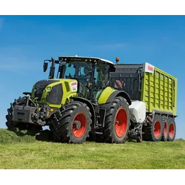 Happy People Traktor Claas Axion 870 RTR mit Anhänger Cargos 9600 34425