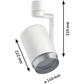 Paulmann URail Schienenspot Asthene Einzelspot E27 max. 50W dimmbar 230V Weiß