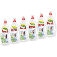 Persil Sensitive Gel 300 WL (6 x 50 Waschladungen), Flüssigwaschmittel für Allergiker & Babys, mit beruhigender Aloe vera für sensible Haut, effektiv von 20 °C bis 95 °C