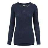 URBAN CLASSICS Rundhalspullover Blau S