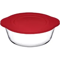 Pasabahce Kunststoff Rot Mit Deckel 1450 Cc