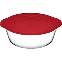 Pasabahce Kunststoff Rot Mit Deckel 1450 Cc