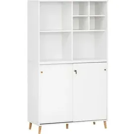 MÖBELPARTNER Serie 500 Kombischrank 100,1 x 41,0 x 174,2 cm weiß