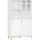 MÖBELPARTNER Serie 500 Kombischrank 100,1 x 41,0 x 174,2 cm weiß