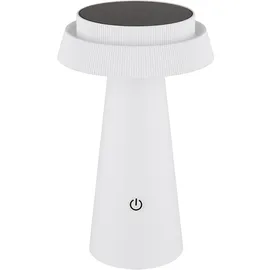 GLOBO Solarleuchte Kunststoff H 23 cm inkl. Touchdimmer weiß
