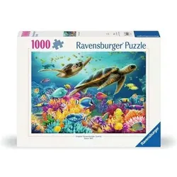 RAVENSBURGER 12000577 Puzzle 1000 Teile Blaue Unterwasserwelt