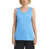 Jack Wolfskin Crosstrail ärmelloses T-shirt - Mid Blue -