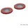 Grohe 07264 Abflusssieb Rot/Silber