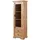 Massivmoebel24 Vitrine Toulouse 65 x 45 x 190 cm Beige